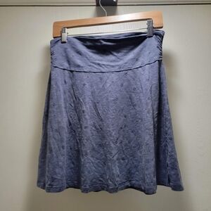 Toad&Co A-Line Skirt in Slate Blue